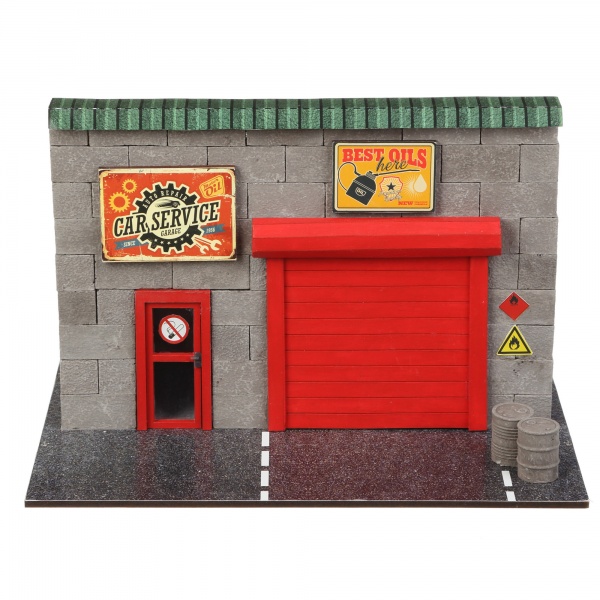 Конструктор из мини-кирпичиков Автосервис 70927