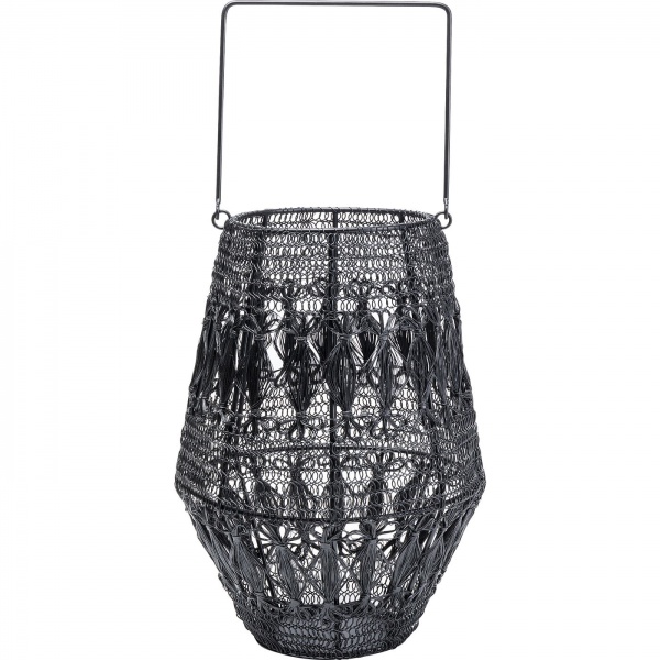Подсвечник-фонарь Hayat 33 см черный KARE Design