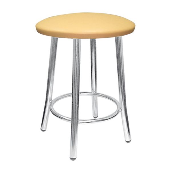 Табурет Новый Стиль Teddy chrome V-18 молочный 