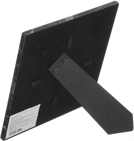 Рамка для фото Мармур 19х19х1,5 см чорний 10x10 см 