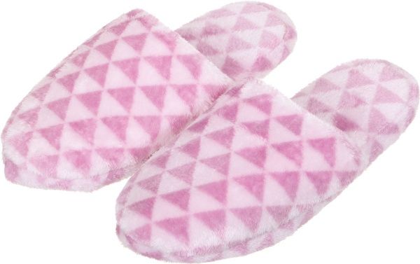 Набор халат + тапки La Nuit Геометрия розовый 