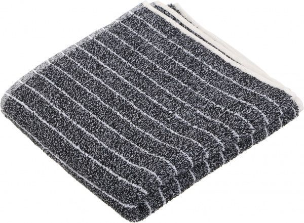 Рушник махровий 50x90 см чорний із малюнком 