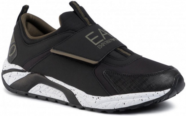 Кроссовки EA7 PVC/PLASTIC_SNEAKER X8X035-XK062-C759 р.US 5 черный