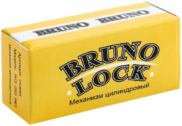 Цилиндр Bruno 30x30 ключ-вороток 60 мм латунь