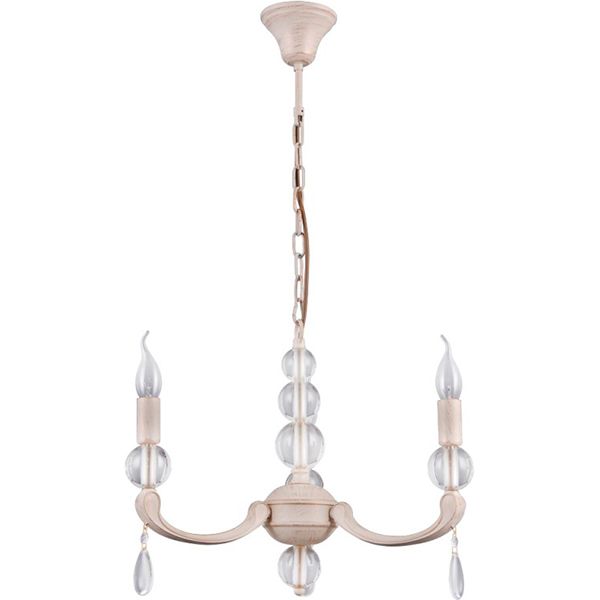 Люстра подвесная Victoria Lighting Tayanna/SP3 3x40 Вт E14 античный белый 