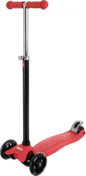 Самокат MaxxPro kids детский черный LS306/maxi/red 
