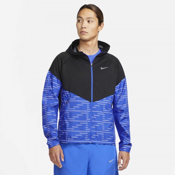 Джемпер Nike M NK TF RPL RDVN MILER FLS JKT DD6102-011 р. S синий