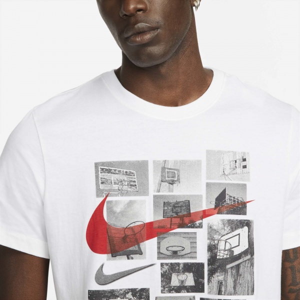 Футболка Nike M NK OC 1 SS TEE DM2529-100 р.M білий