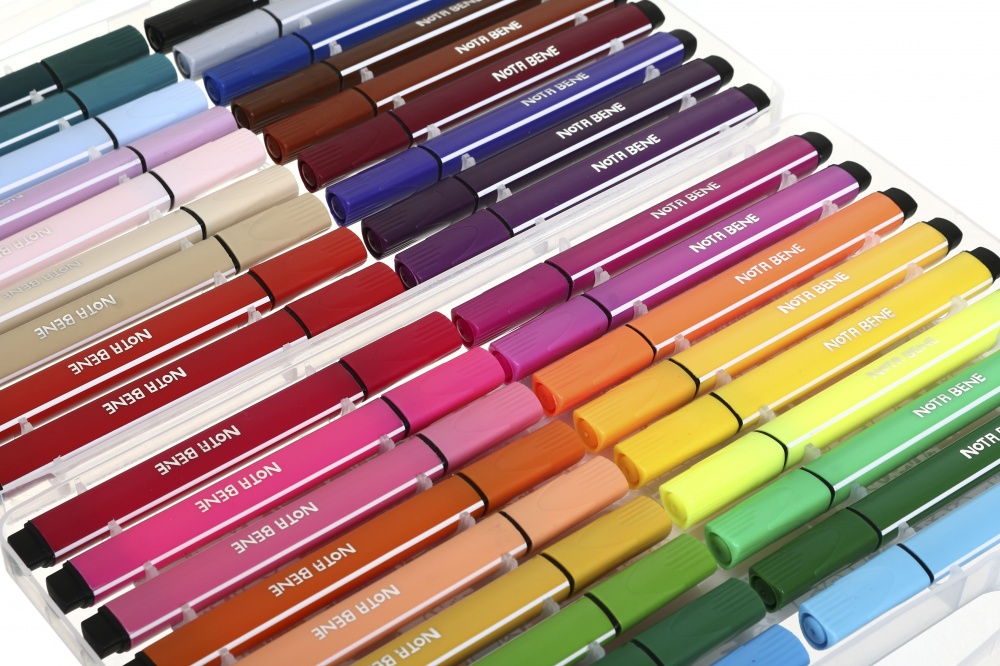 Набір фломастерів тригранних 36 шт Nota Bene