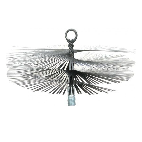 Йорж сталевий ТРУБОЧИСТ для чищення димоходу з різьбою 150 мм