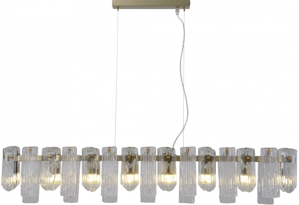 Світильник підвісний Sensio Baltimore 8x5 Вт G9 прозорий/золото ALB-P00397-E