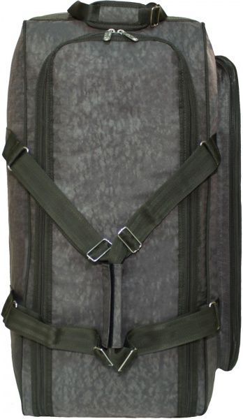 Сумка дорожная на колесах Bagland 36470 68 л хаки Мілан 