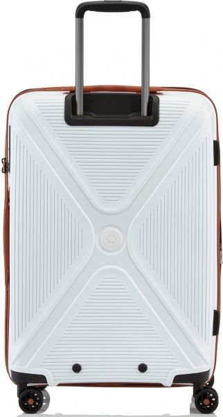 Чемодан Titan L 71 113 л белый Paradoxx 