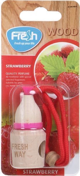 Ароматизатор підвісний FRESHWAY Wood Blister Stawberry 5 мл