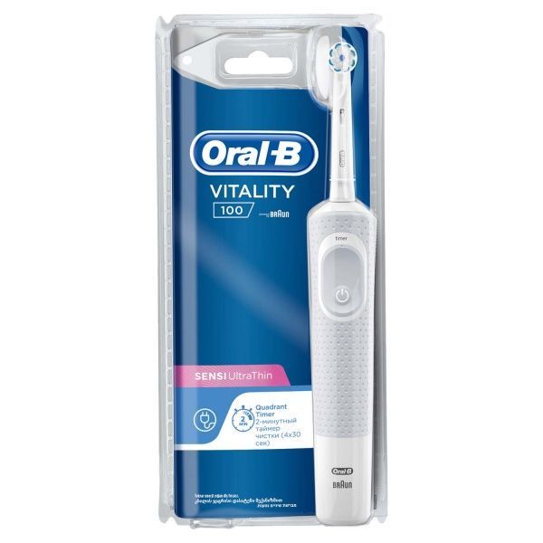 Электрическая зубная щетка Oral-B D100.413.1 PRO Sensi Ultrathin ORAL-B Vitality