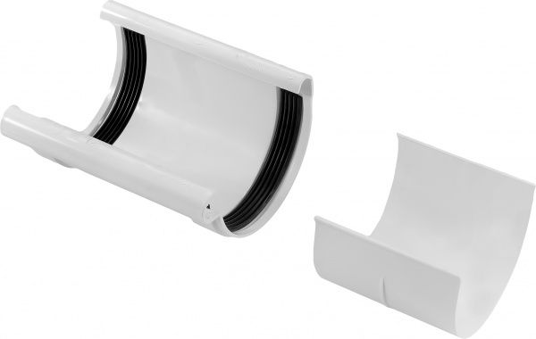 Муфта желоба PROFiL 90 мм белый 