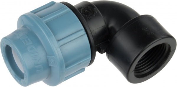 Колено Unidelta ПЭ-ст 63х2 BP PN 16