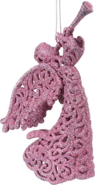 Декоративна підвіска Янгол 16x9 см рожевий A2