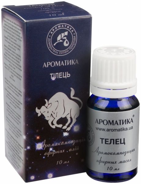 Аромакомпозиция Ароматика Тілець серія Знаки зодіаку 10 мл 