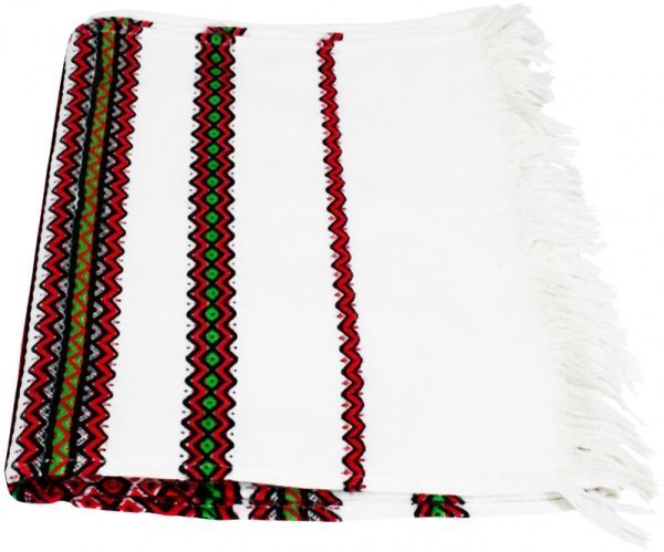 Рушник обрядовий 081/00-3-09 33x240 см Едельвіка червоний 