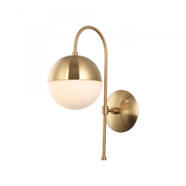 Бра Vio Concept by LUCEA Lanore 1x40 Вт E27 латунь 80389-01-W01-CO 