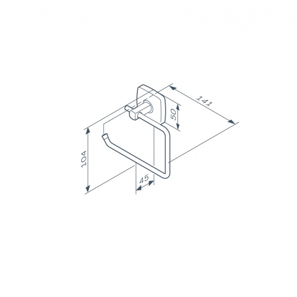 Тримач для туалетного паперу AM.PM A9034122 Gem