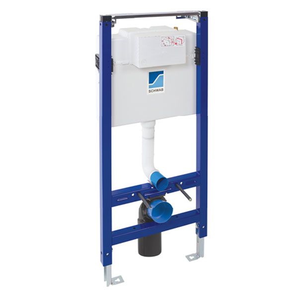 Інсталяційна система Schwab Euro Blue 667735 з клавішею Trendy Futura 634850 (667735+634850)