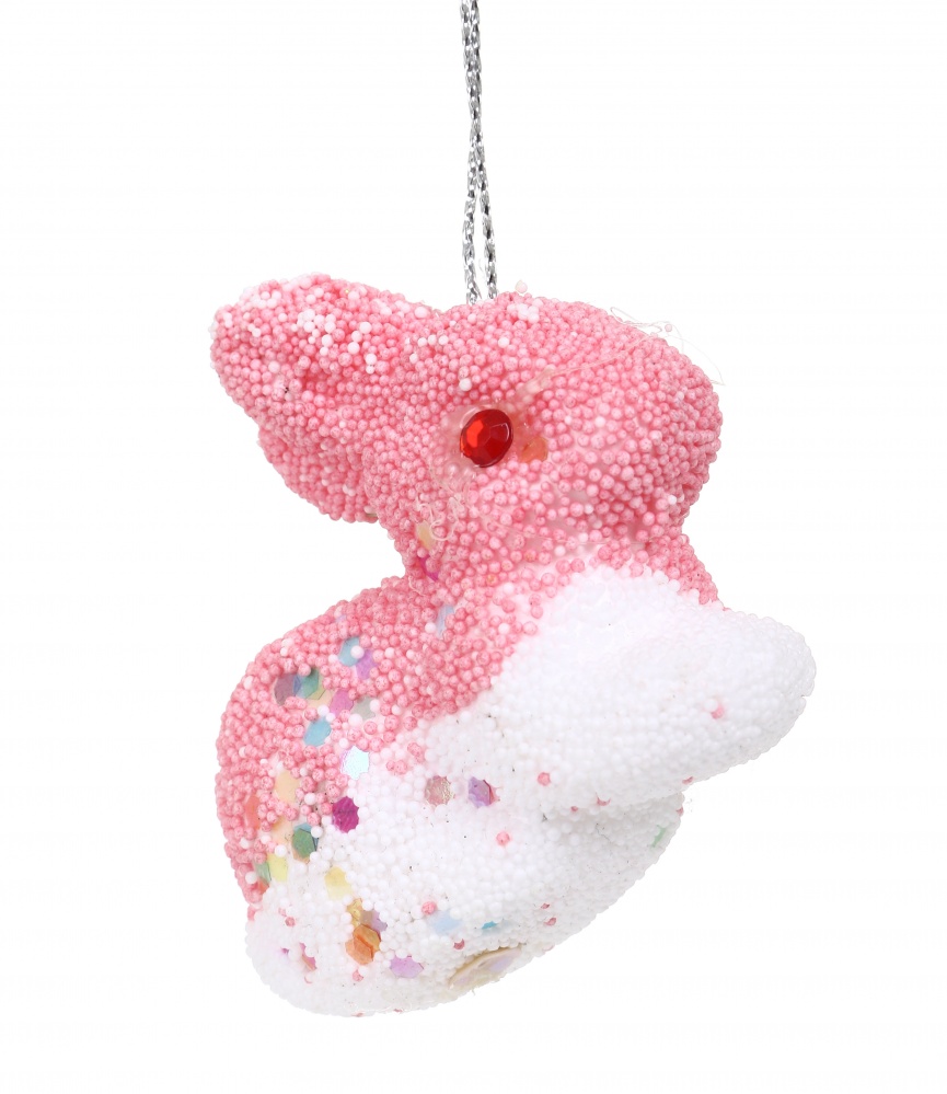 Украшение Зайка пасхальная 6х6,5 см SD11-1264 в ассортименте