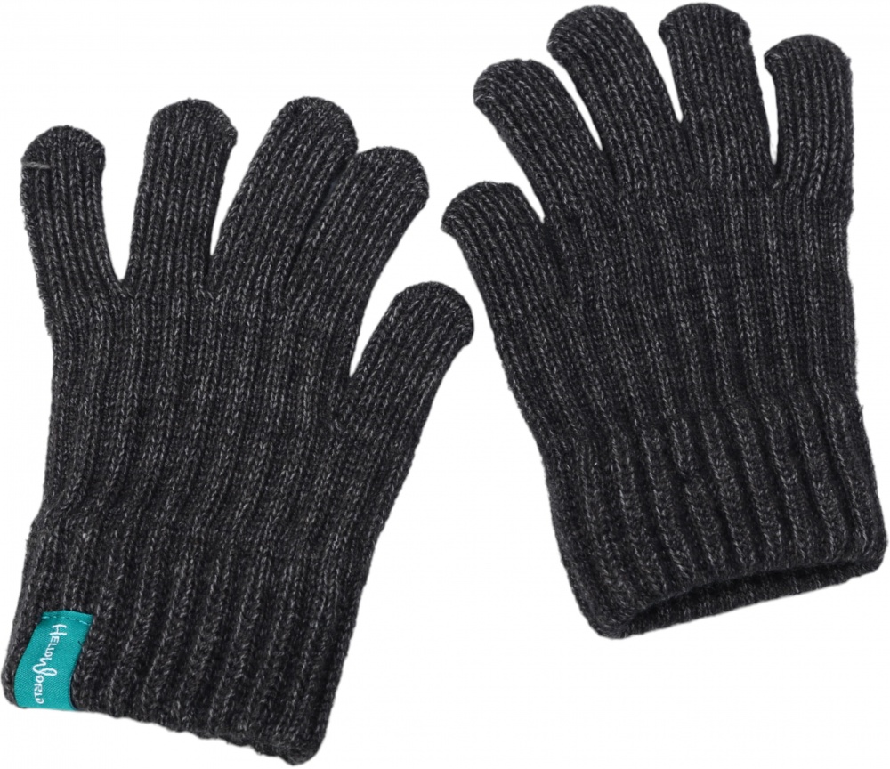 Рукавицы HW для мальчиков р.14-16 /темно-серый