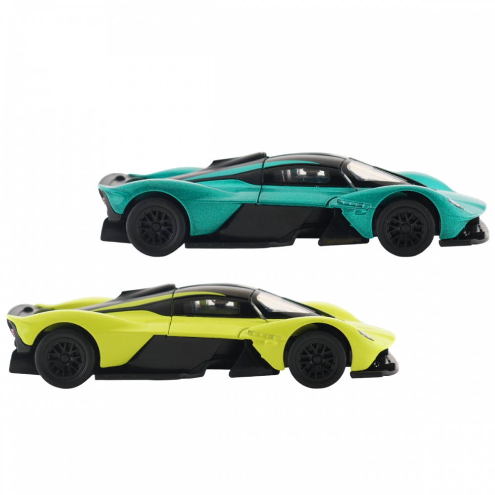 Автомодель TechnoDrive 1:39 Aston Martin Valkyrie green/yellow 250951