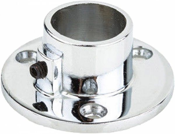 Фланец для трубы  DC d16 мм хром