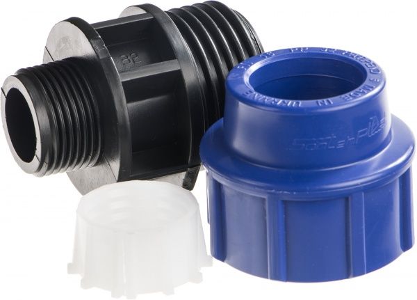 Муфта с резьбой наружная SantehPlast 32x1