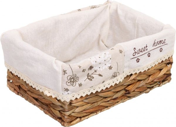 Кошик плетений Tony Bridge Basket з текстилем 32х22х14 см XTA19-61AB-4 