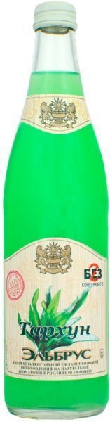 Безалкогольний напій Ельбрус зі смаком Тархун 0,5 л (4820137800276) 