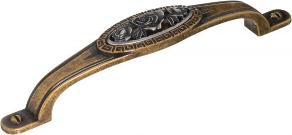 Мебельная ручка DR 65 G19/BAI 128 мм темное серебро DC