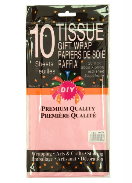 Бумага для упаковки тишью 191214 10 шт. 50x50 см 