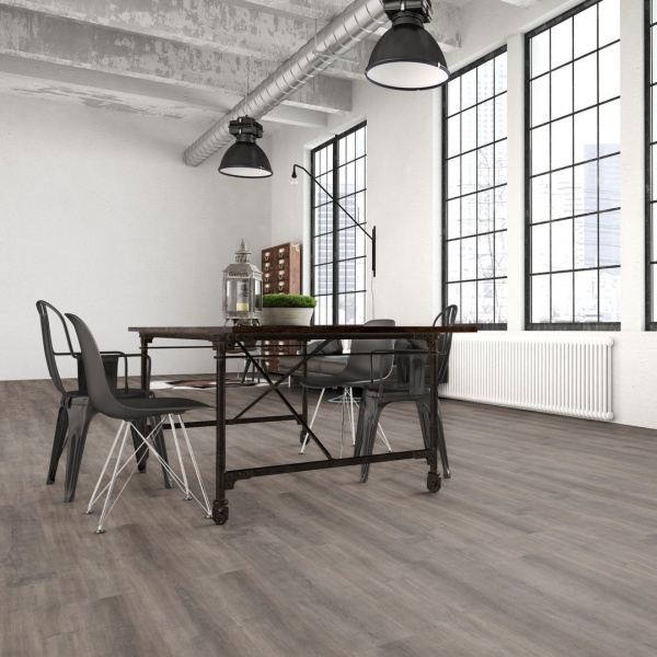 Ламинат водостойкий Solid Core Living SPC дуб окра 23/31 4,5 мм 