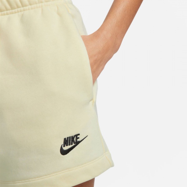 Шорты Nike W NSW CLUB FLC MR SHORT DQ5802-113 р. M бежевый
