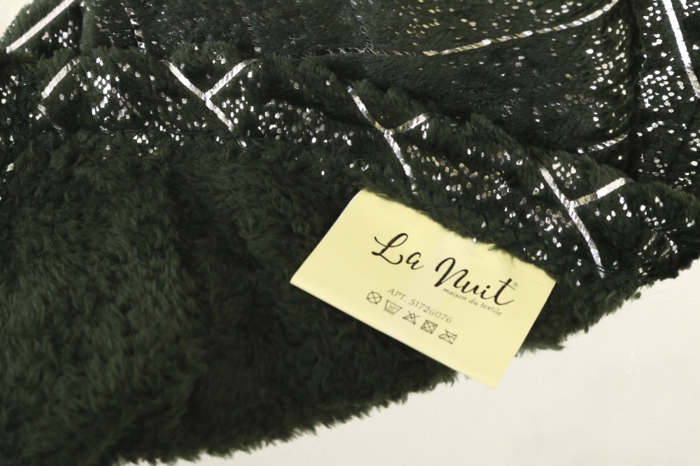 Плед Phoenix 160x200 см темно-зеленый La Nuit