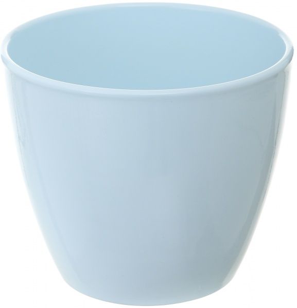 Горщик керамічний Ceramika-design ВК-18 глазур круглий 1л небесно-блакитний 