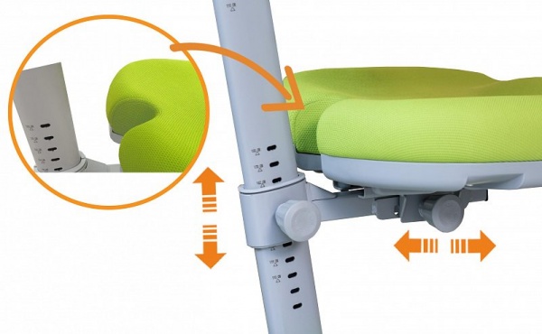 Крісло дитяче Mealux Onyx KZ (Y-110 KZ) зелений 