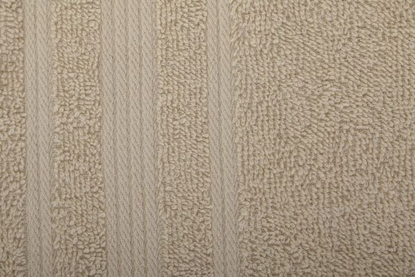 Полотенце с полосками 50x90 см бежевый Home Line 