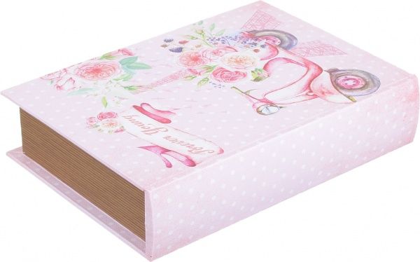 Скринька-книга Рожевий скутер 25x18x5.5 см