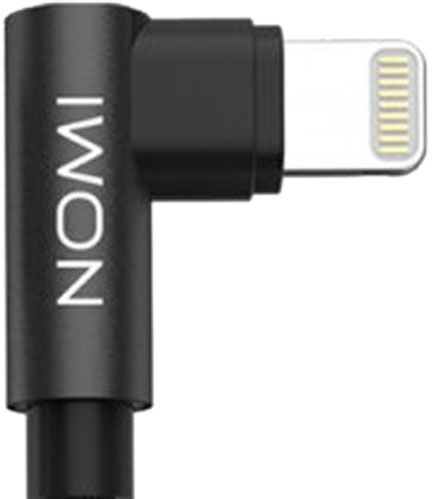 Кабель Nomi Lightning – USB 1 м чорний (344271) dcpq 10i 