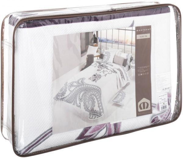 Покрывало Cloe 235x270 см Manterol белый 