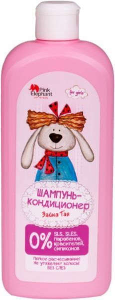 Шампунь-кондиционер Pink Elephant Зайка Тая 500 мл