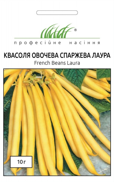 Насіння Професійне насіння квасоля спаржева Лаура 10г (4823058205687)