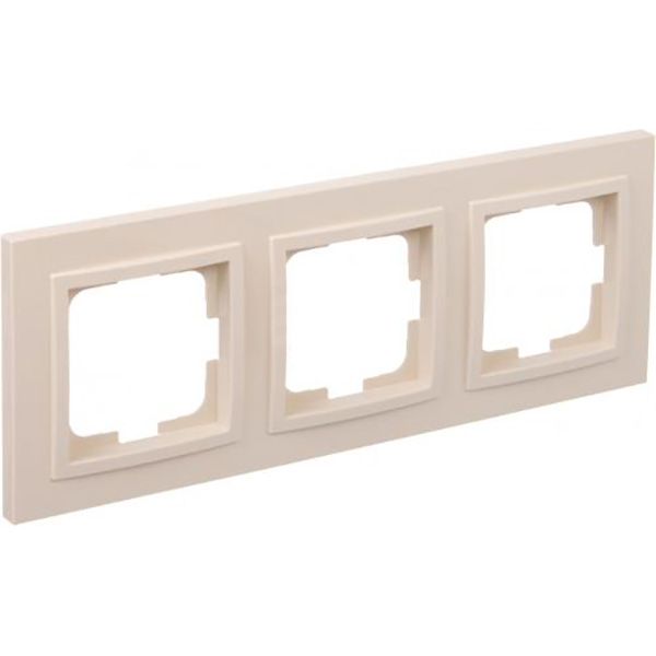 Рамка трехместная Mono Despina универсальная кремовый 102-170000-162