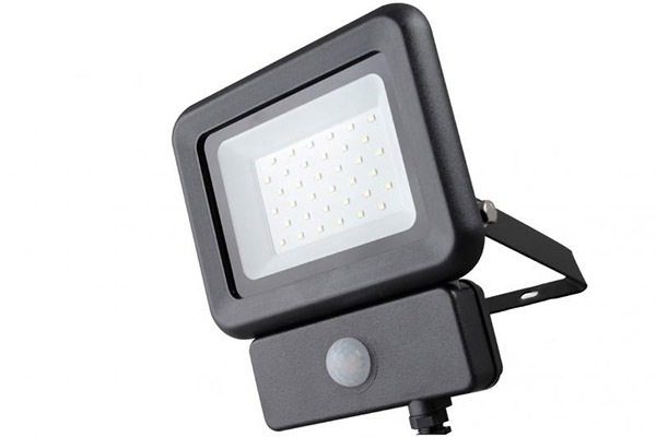 Прожектор с датчиком движения Светкомплект FL-MS 030 LED 30 Вт IP65 черный 