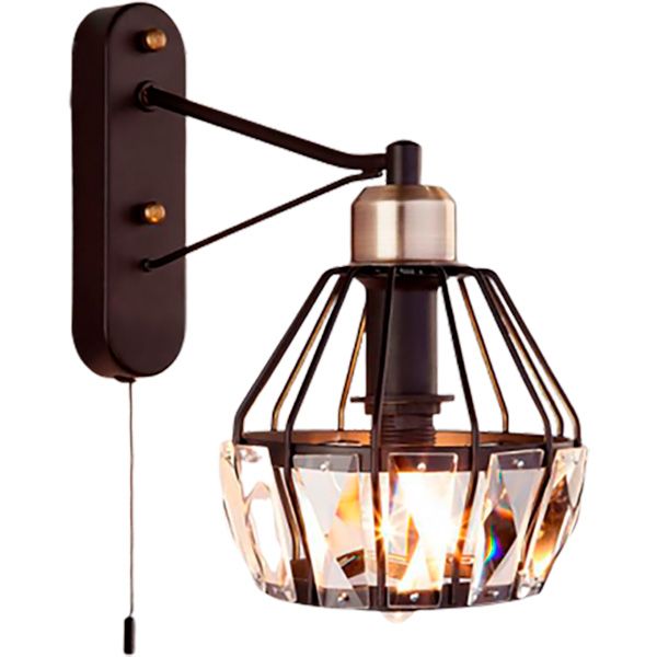 Бра Strotskis Lord 70075/1 1x60 Вт E14 черный 